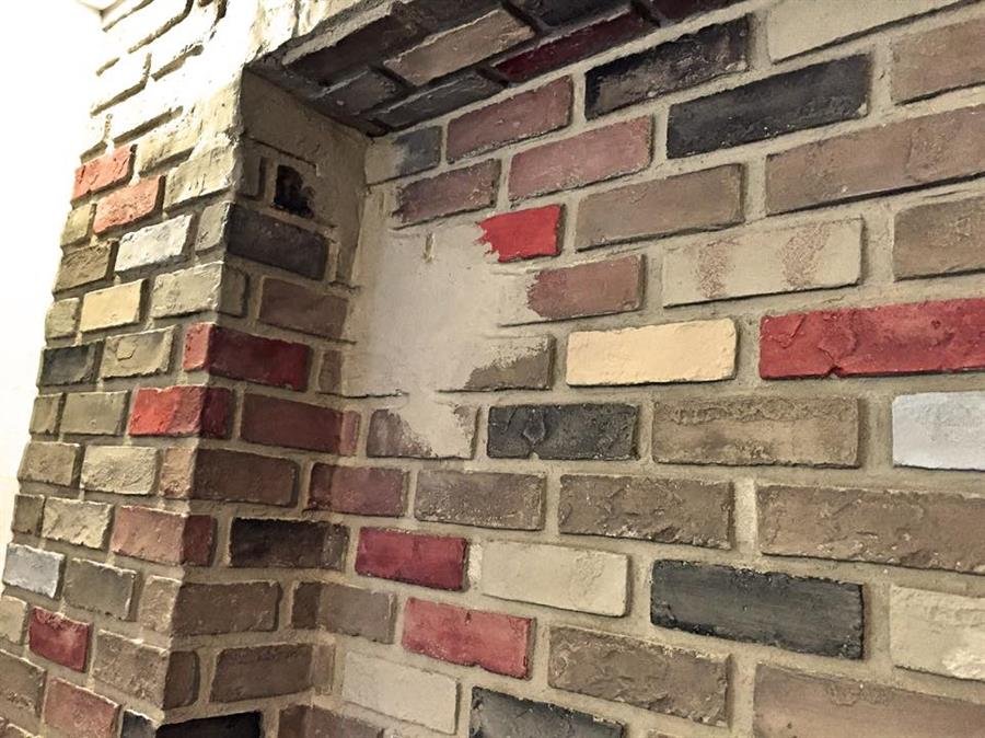 Multi Colour London Brick Wall Panel