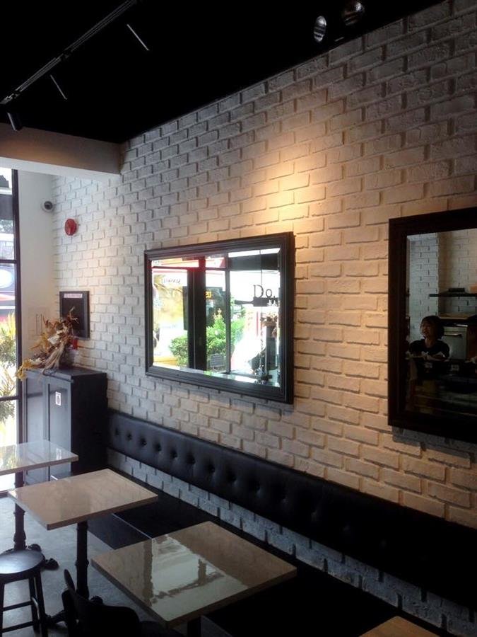 Pure White London Brick Wall Panel
