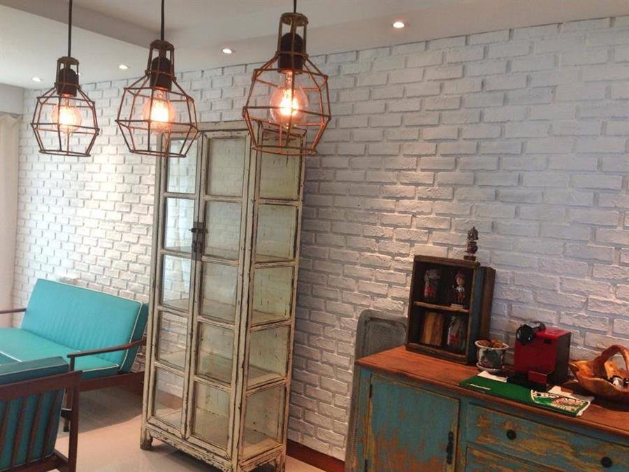 Pure White London Brick Wall Panel