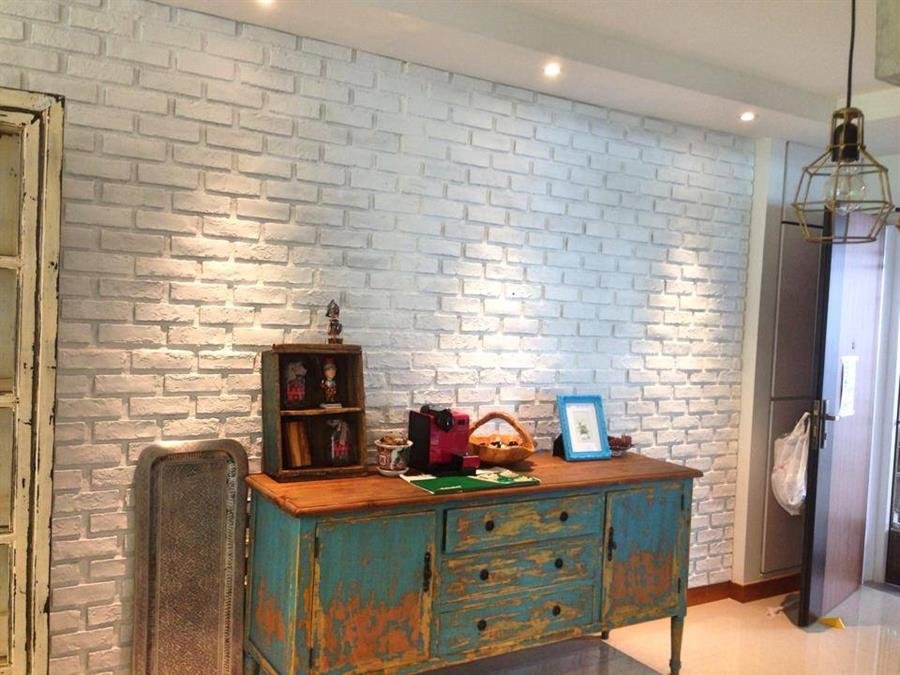 Pure White London Brick Wall Panel