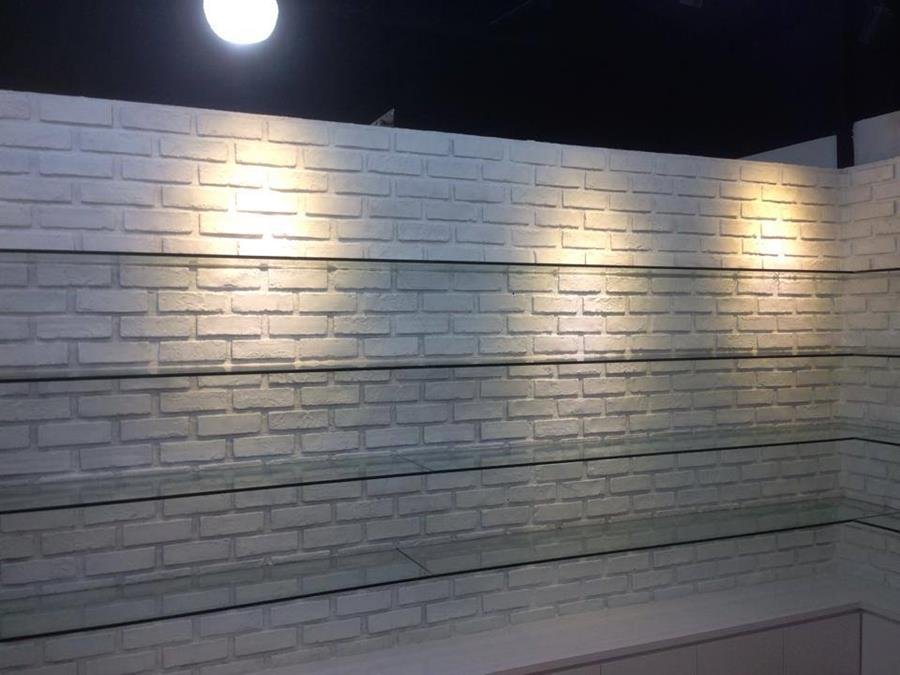 Pure White London Brick Wall Panel