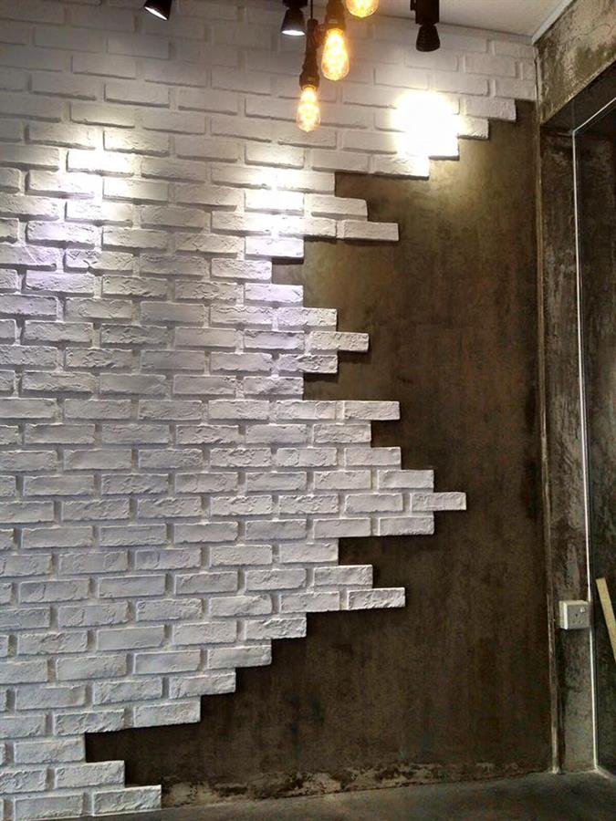 Pure White London Brick Wall Panel