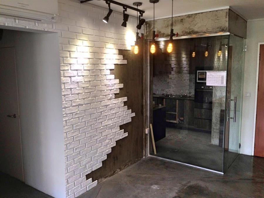 Pure White London Brick Wall Panel