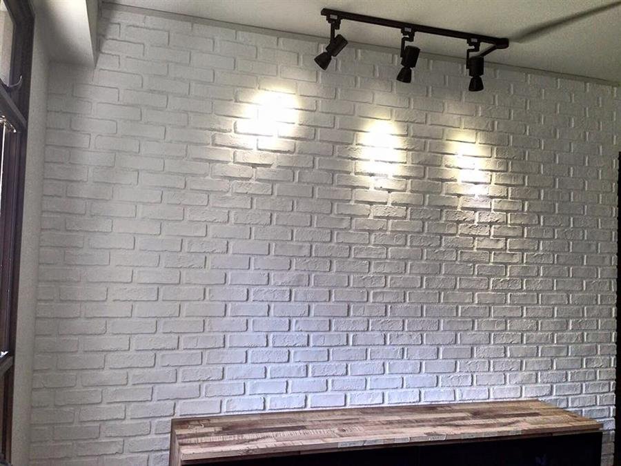 Pure White London Brick Wall Panel