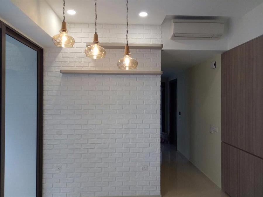 Pure White Village Brick Wall Panel