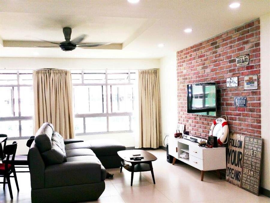 Multi Colour London Brick with White Grout Wall Panel