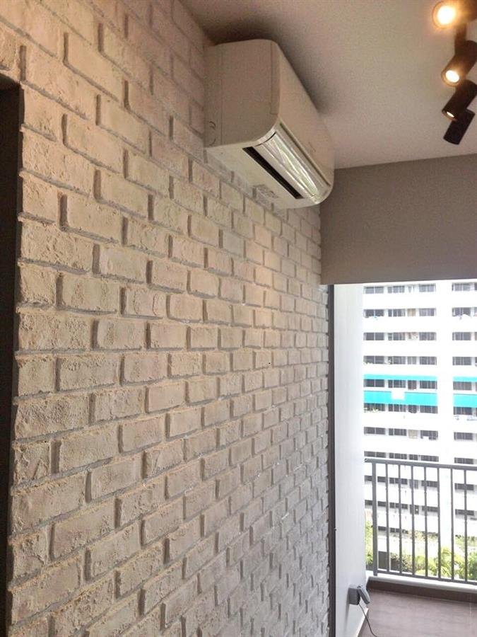 Pure White London Brick Wall Panel