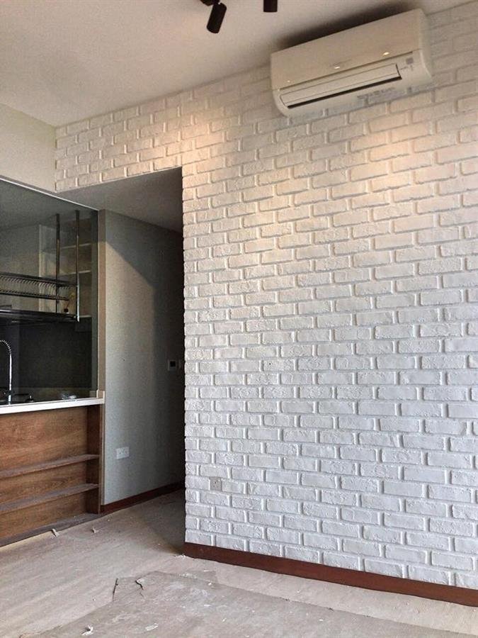 Pure White London Brick Wall Panel