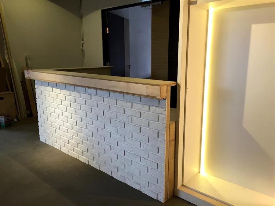 Pure White London Brick Wall Panel