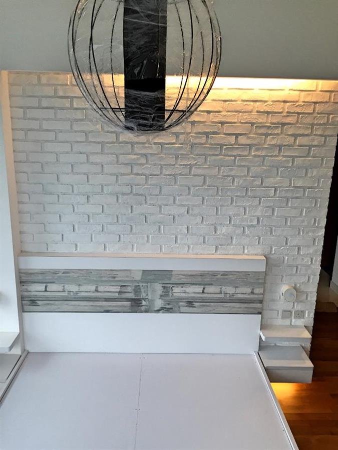 Pure White London Brick Wall Panel