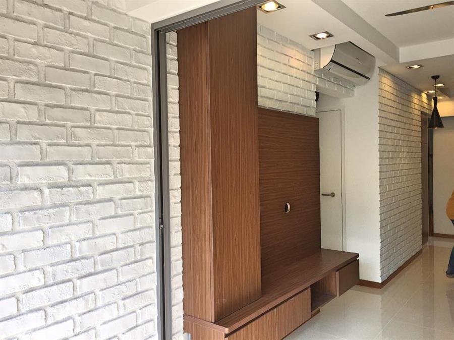 Pure White London Brick Wall Panel