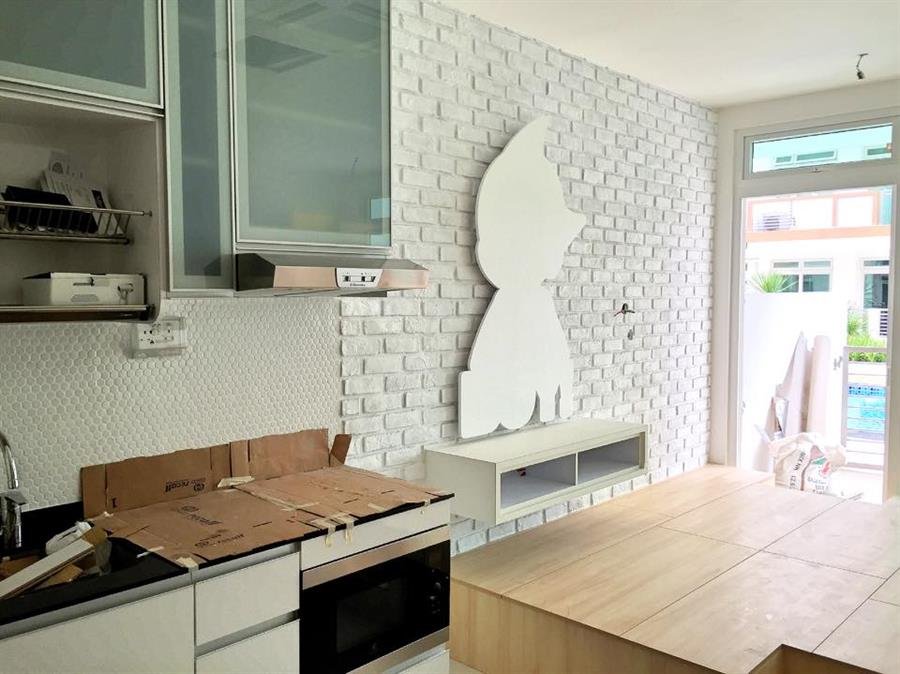 Pure White London Brick Wall Panel