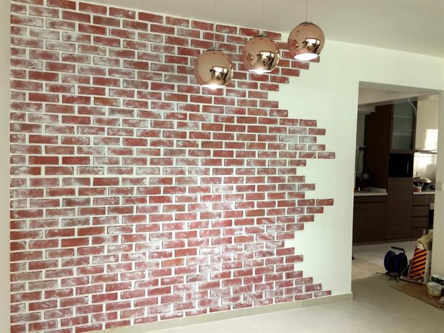 Multi Colour London Brick Wall Panel