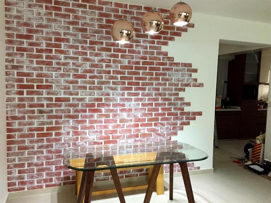 Multi Colour London Brick Wall Panel