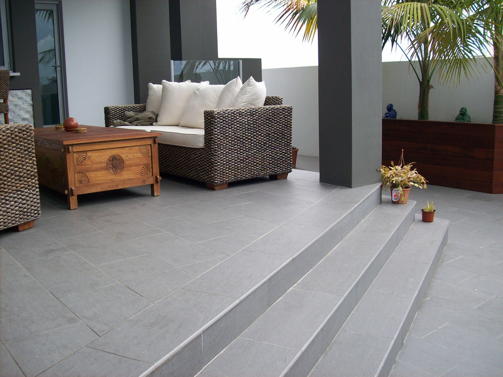 large outdoor tiles for patio