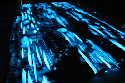 glow in the dark resin wood table glow in the dark resin wood table