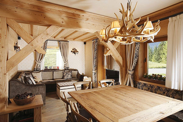 Rustic Wood Interior Design 2 - Building Materials Malaysia