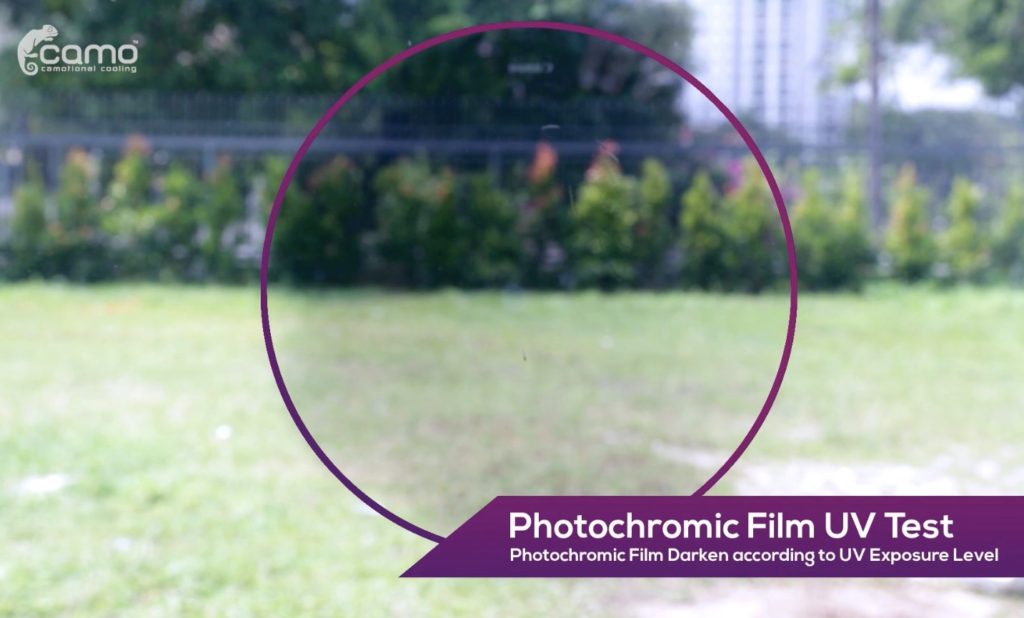 photochromic window film tinting process photochromic uv test result