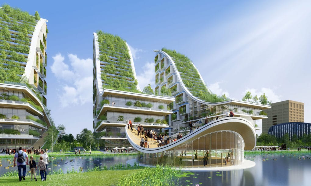 design through construction process for green buildings