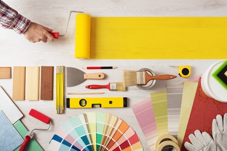 6 steps of diy wall painting with cost saving paint tools